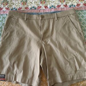 Mens Chaps Khaki Shorts Size 36